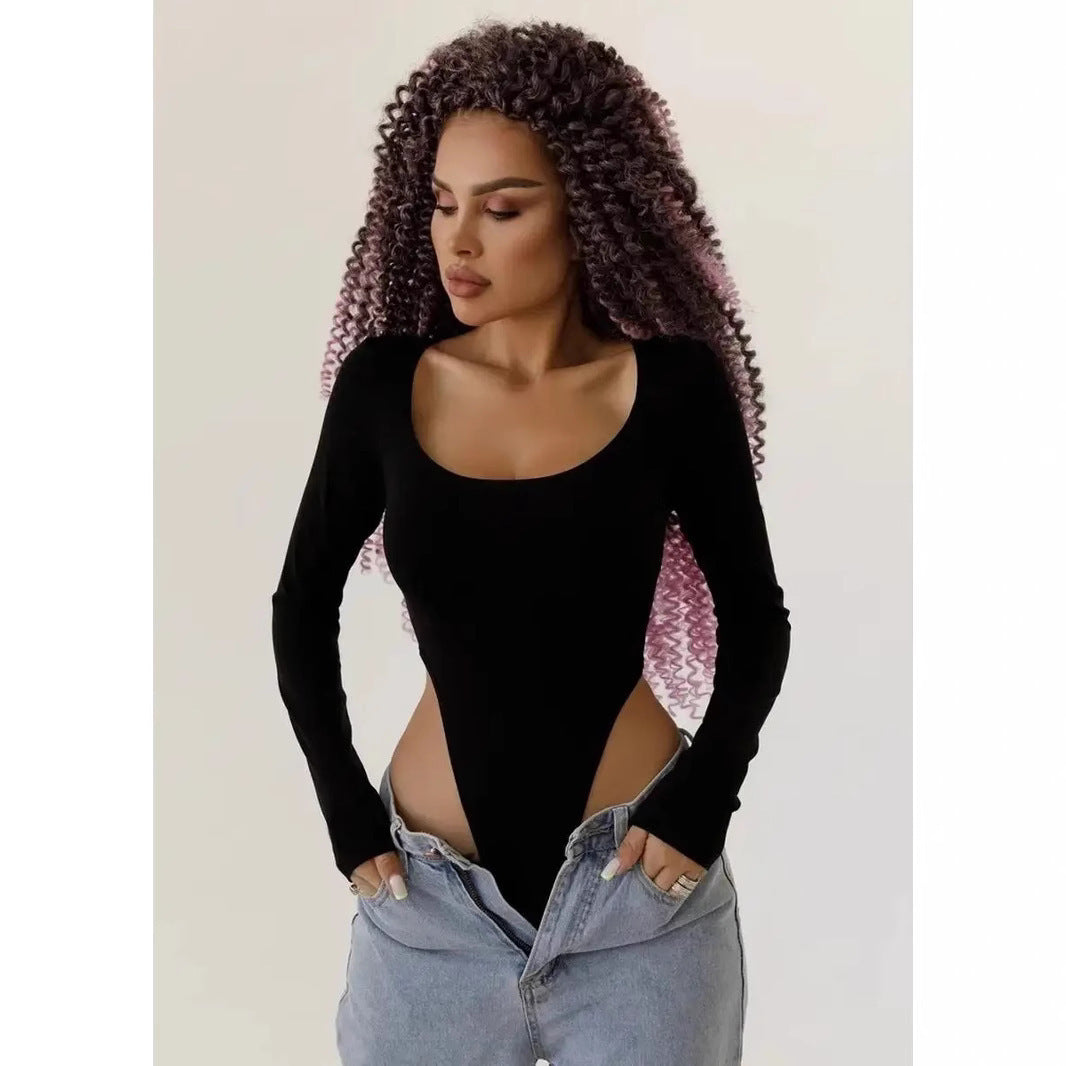 Long Sleeve Hot Girl Fashion Bottoming Shirt