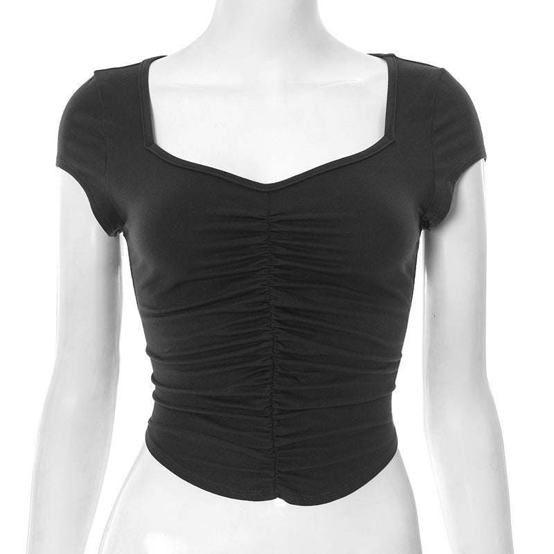 Women's Polyester Short Sleeved T-shirt