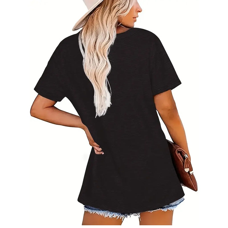 Womens Leopard Heart Graphic T Shirts Summer Short Sleeve Crew Neck Tee Fashion Casual Loose Basic Tops