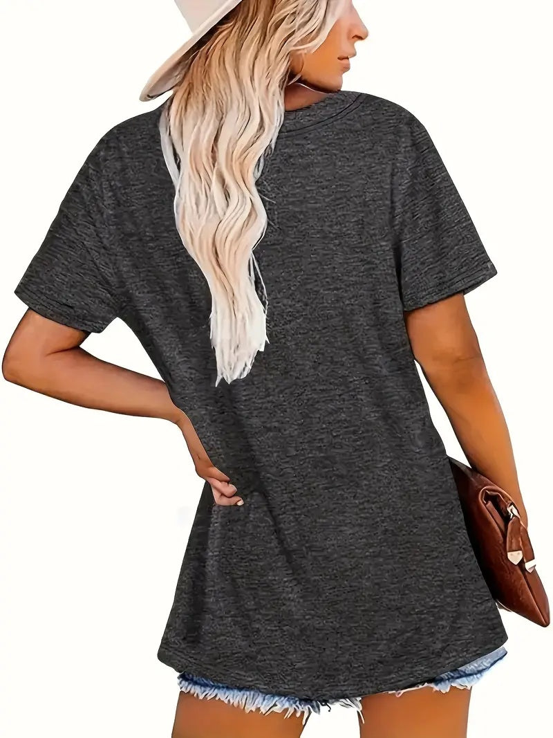 Women's Colorful Flowers Shirt Casual Boho Floral Printed Short Sleeve Graphic Tees Tops