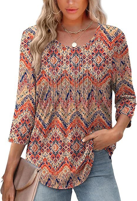 New Women's Long Sleeved Top, Fashionable And Casual Pleated Low Round Neck Women's T-shirt