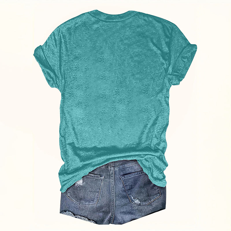 5-Pack Basic V-Neck T-Shirts For Women Summer Soild Color Short Sleeve Everyday Tees