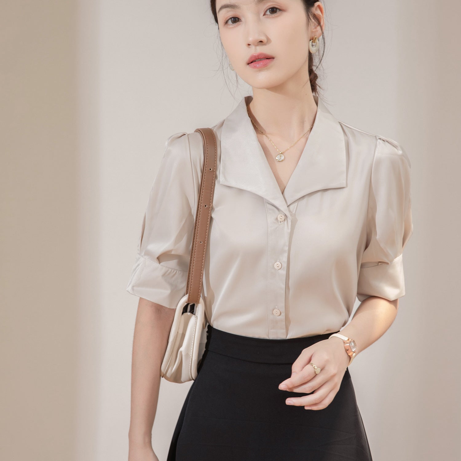 Women's High-grade Long-sleeved Shirt