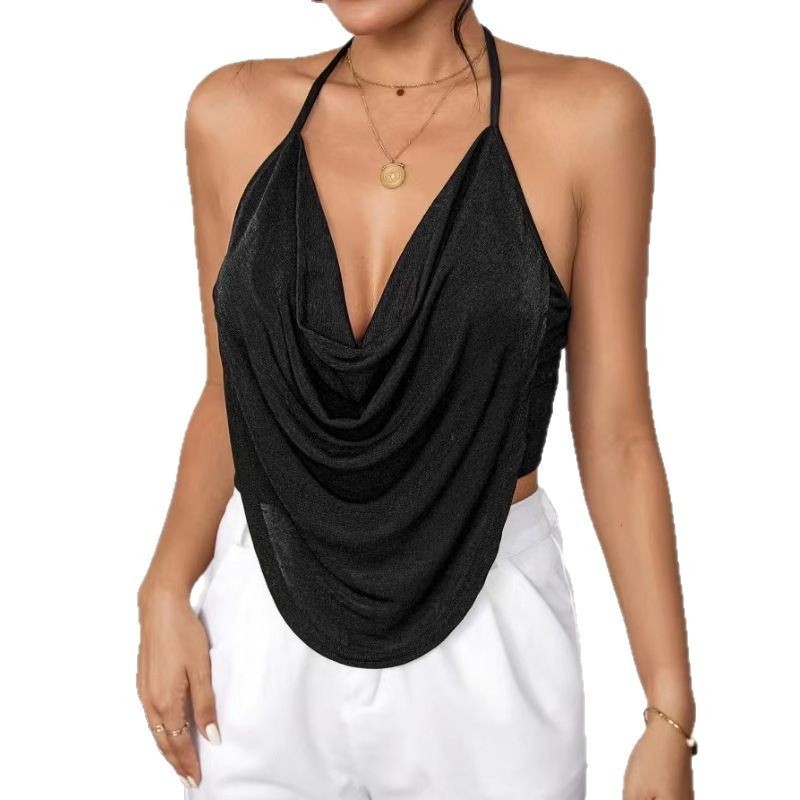 Women's Camisole Solid Color Fashion Low Collar