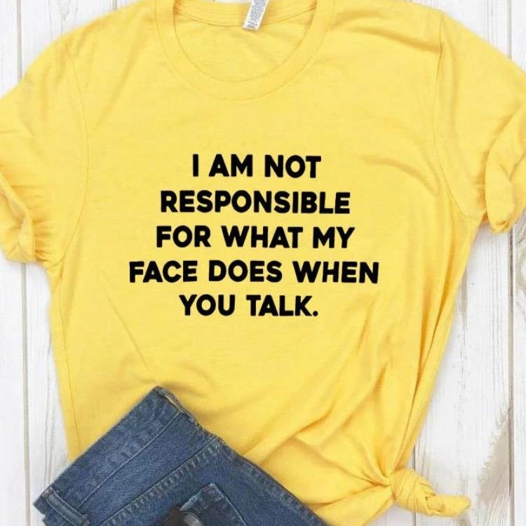 Women's Letter Printing Short Sleeve Loose T-shirt